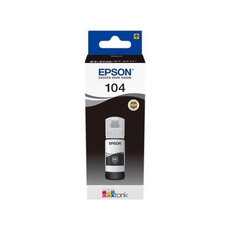 Cartuccia Originale Ecotank 104 (C13T00P140) Nero
