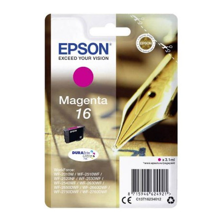 Cartuccia Originale N.16 (C13T16234012) Magenta