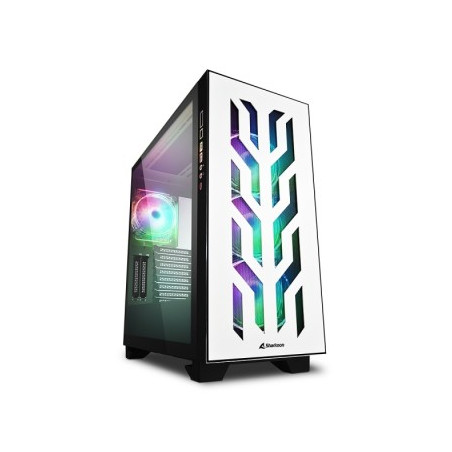 Case Gaming Elite Shark Ca300T Rgb Atx Vetro Temperato Bianco