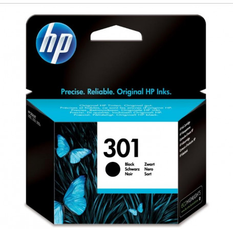 CARTUCCE ORIGINALE HP INCHIOSTRO 301 NERO