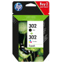 CARTUCCE ORIGINALE HP MULTIPACK 302 NERO E COLORE