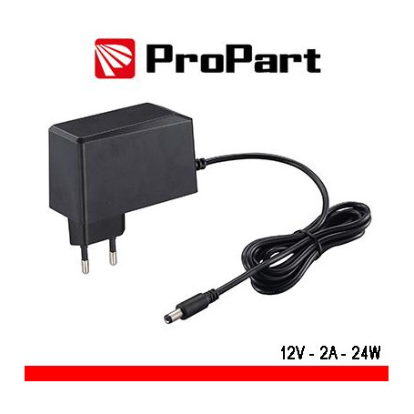 Alimentatore Switching tensione costante 12Vdc 2A (24W)