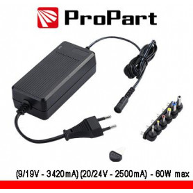 Alimentatore Universale Multi 9-24V 3420-2500mA 60W max