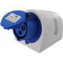 Presa a muro Indust. CEE 16A-6h 2P+T 220-250V IP44