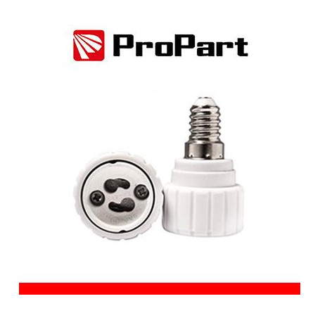Adattatore per lampada da E14 a GU10 - 2A 250V - 40W max