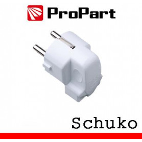 Spina schuko 90° polybag