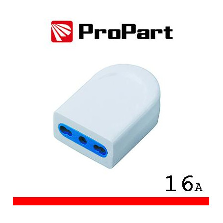 Presa 10/16A 2P+T polybag