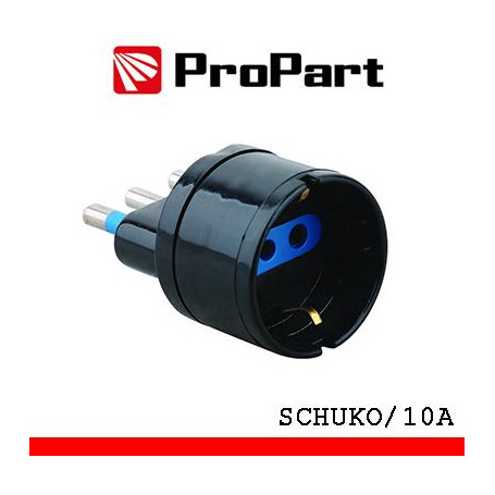 Adattatore schuko spina16A polybag