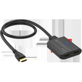 Switch HDMI 2x1, Splitter 1x2, 2 Bidirezionali, 8K@60hz