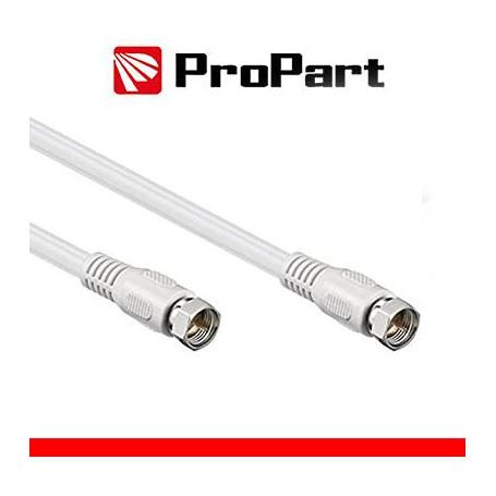 Cavo antenna TV IEC 1.5M SP F -SP F Bianco
