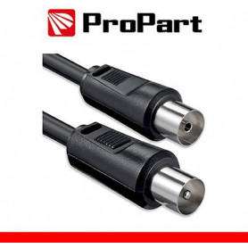 Cavo antenna TV IEC 5M SP-PR NERO