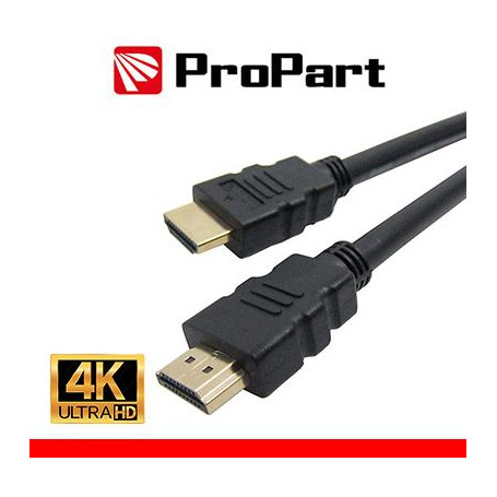 Cavo HDMI 2.0 High Speed 4K 3D con Ethernet 5m SP-SP NERO
