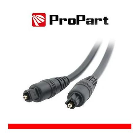 Cavo Fibra Ottica Toslink High Quality 3m Nero