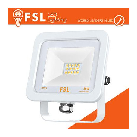 Proiettore per esterni Bianco 10W - IP65 115° 6500K 