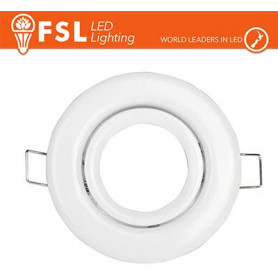 Ghiera orientabile foro 70mm COLORE BIANCO