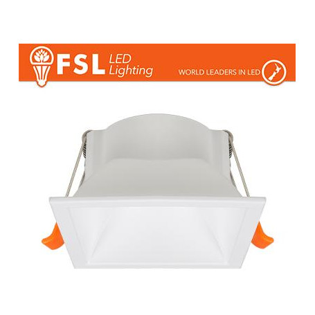 Ghiera fissa QUARDATA - Alluminio verniciato a polvere, foro 75*75mm BIANCA