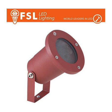 Faretto giardino orientabile picchetto ip65 gu10 Corten