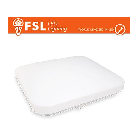 Plafoniera Quadrata LED IP20 25W 4000K 33x6,8cm