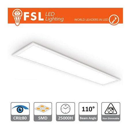 Pannello LED 30x120cm - 48W 4000K CRI80 EDGE-LIT