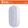 Plafoniera LED OVALE BIANCA 15W 3000K 55*100*200 IP54 