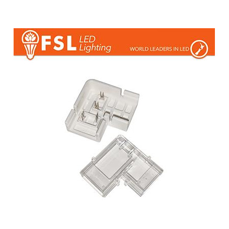 Connettore angolare 90° per strisce LED 220V