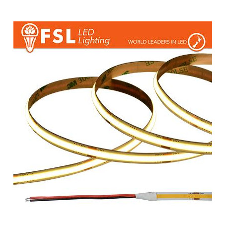 Striscia LED COB 5metri - IP20 4000K 24V 15W/m 1500lm/m CRI90