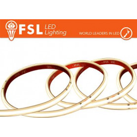 Striscia LED COB 5metri - IP65 4000K 24V 15W/m 1500lm/m CRI90