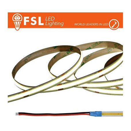 Striscia LED COB 5metri - IP20 6500K 24V 15W/m 1500lm/m CRI90