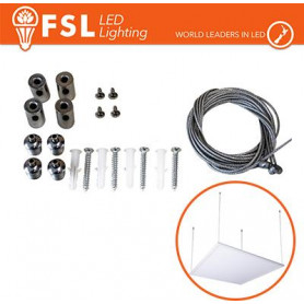 Kit installazione a sospensione Pannello LED universale