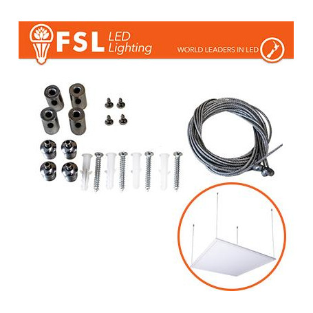 Kit installazione a sospensione Pannello LED universale