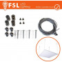 Kit installazione a sospensione Pannello LED universale