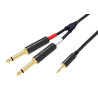 Cavo 3.5Mm St / 2X 6.3Mm Mono - 3Mt (Rdm C43)