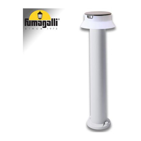 FELICE 800 BIANCO SOLAR LED Ø150 PIR CCT  SET RIFL. OPALE - 73 cm