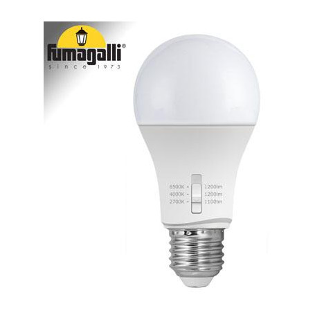 Lampadina LED E27 A60 - 8,5W - CCT - Fumagalli