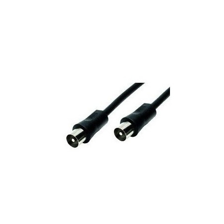 Cavo Antenna Tv Maschio-Maschio - 1,5 Mt Nero