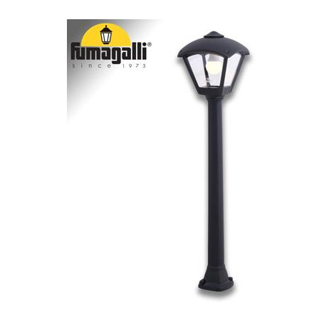 GIAFFA/DARIO NERO TRASP E27 A60 LED 8,5W CCT SET - 97,5 cm