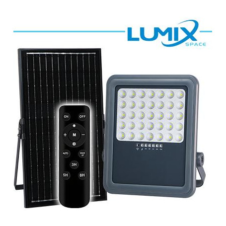 PROIETTORE SOLARE LED 300W + Crepuscolare