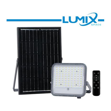 PROIETTORE SOLARE LED 3WHITE 200W + Crepuscolare