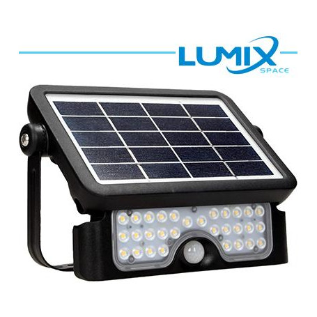 Faretto solare LED senza fili 500lm - con sensori