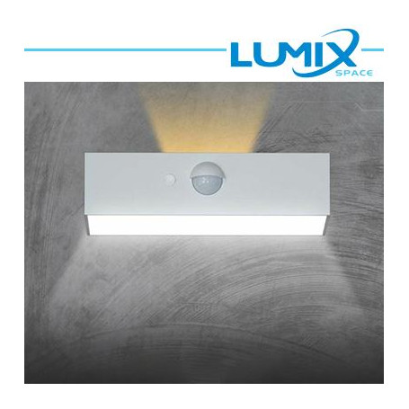 Lampada da parete solare LED 2 vie - senza fili con sensori