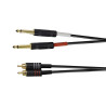 Cavo Audio 2X Jack 6.3 Mono / 2Xrca M (Rdm C83)