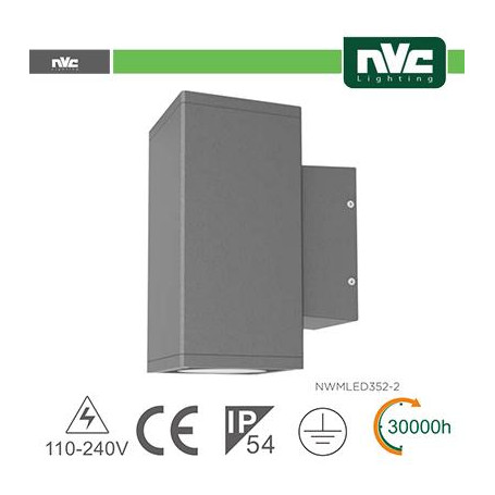 Applique IP54 - 8W 640LM 3000K 35°