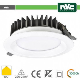 Downlight LED IP40 20W 3000K 1530LM 100º FORO:150mm