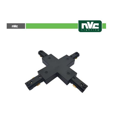 Connettore Forma  X  Binario Monofase - Colore Nero