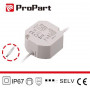 Alimentatore IP67 12V 20W 1.67A Size:59*59*28mm