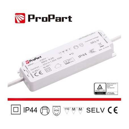 Alimentatore IP44 24V 100W 4.16A Size:158*51*18mm