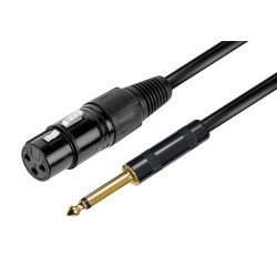 Cavo Audio Xlr F - Jack 6.3Mm Mono - 6Mt (Rdm C76)