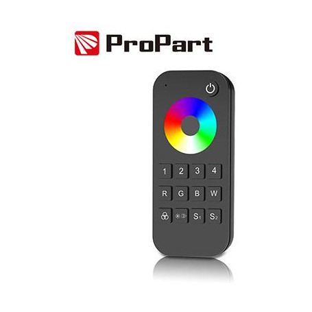 Telecomando RF RGB/RGBW - 4 Zone, 2 Scene, con Touch Wheel