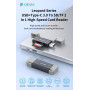 Lettore di schede SD/TF 2 in 1 ad alta velocità USB+TypeC 3.0 5Gpbs serie Leopar