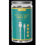 30 Cavi bulk in Barattolo V2 Tipo-C 5V 2.1A Bianchi